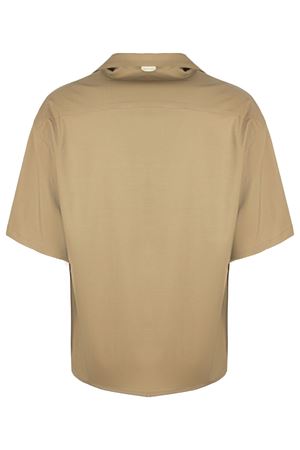Camicia bowling beige misto lana YES LONDON | XCM7236FANGO